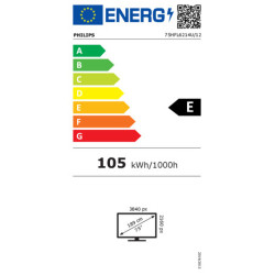 TV intelligente Philips 75HFL6214U 4K Ultra HD 75" LED