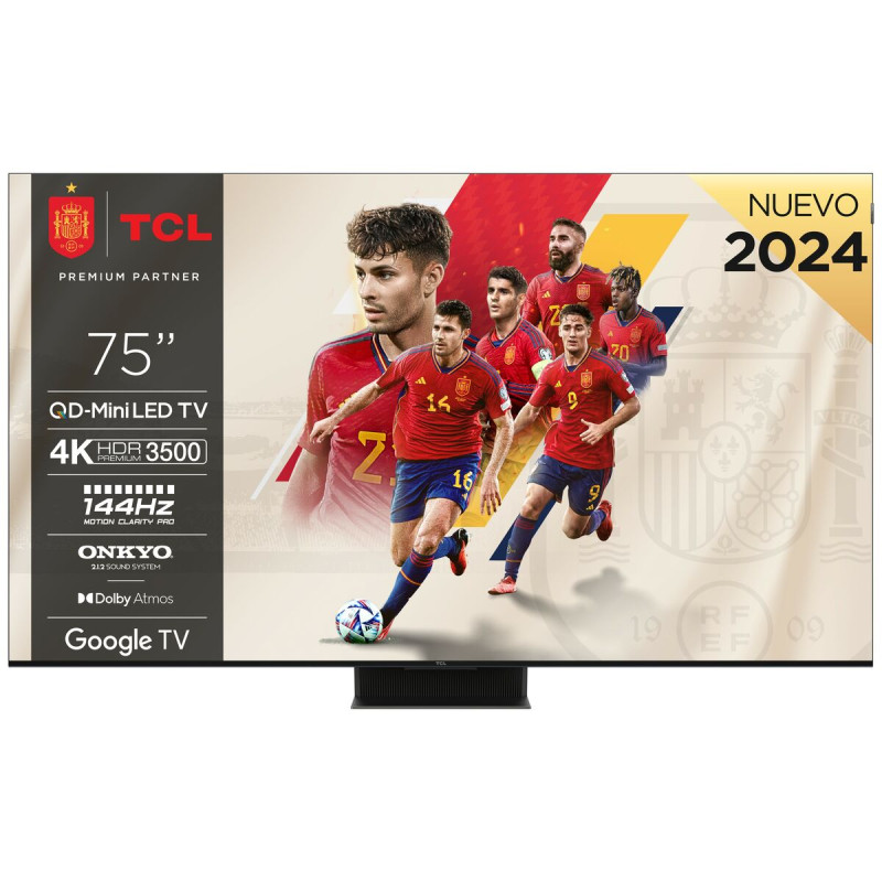 TV intelligente TCL 75C855 75" 4K Ultra HD LED HDR (Reconditionné B)