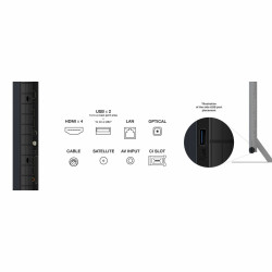 TV intelligente TCL 75C855 75" 4K Ultra HD LED HDR (Reconditionné B)