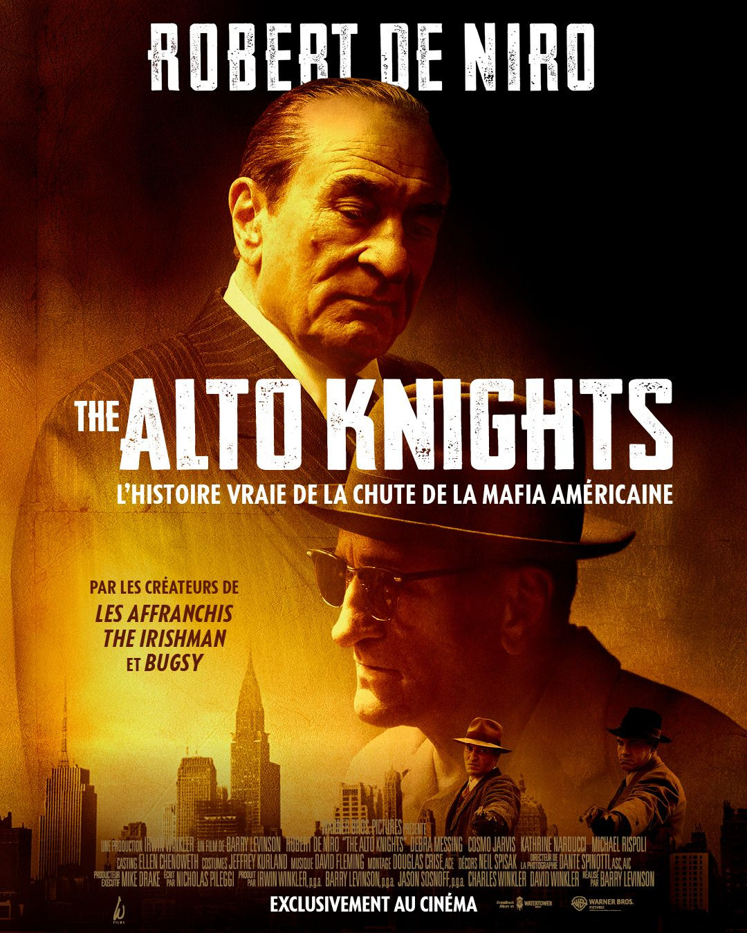 Alto Knights : Robert De Niro incarne deux figures légendaires de la mafia dans un film signé Barry Levinson Alto Knights : Robert De Niro incarne deux figures légendaires de la mafia dans un film signé Barry Levinson